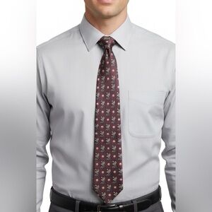 3/25$ (Mix&Match) Golf NeckTie, Burgundy